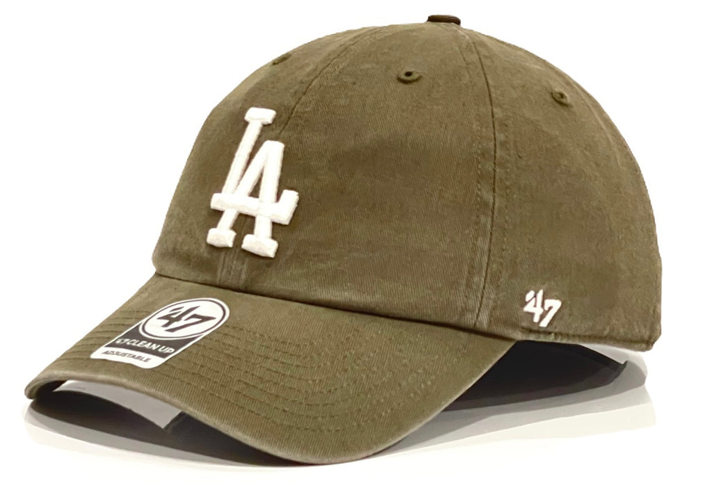 Los Angeles Dodgers 47 Brand Clean Up Cap - Sandalwood