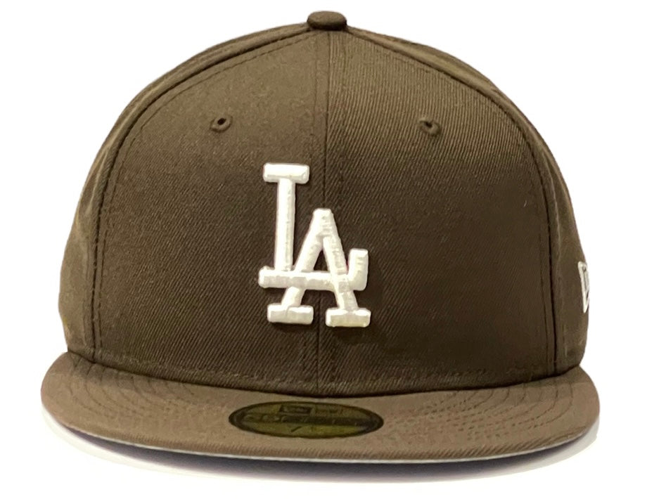 Los Angeles Dodgers New Era 59Fifty Fitted - Brown – Prociety