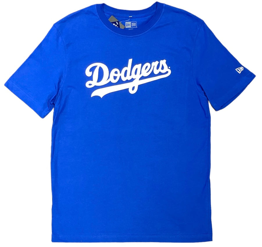 Los Angeles Dodgers Wordmark New Era T-Shirt - Royal