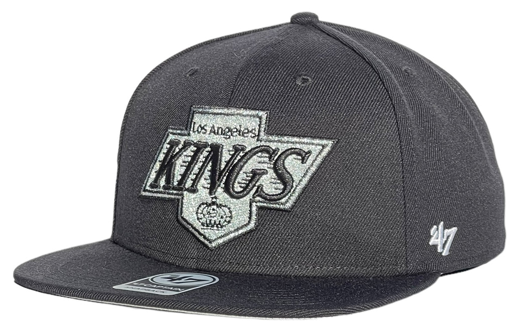 Los Angeles Kings Chevy Logo No Captain 47 Brand Snapback - Black
