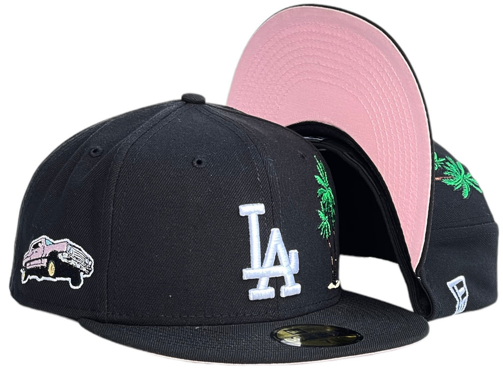 Los Angeles Dodgers Black Pink Lowrider Side Patch New Era 59Fifty Fitted