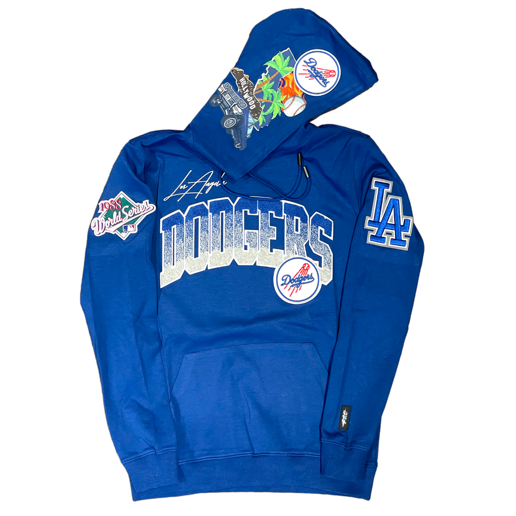 Los Angeles Dodgers Gradient Logo Pro Standard Pullover Hoodie Sweater