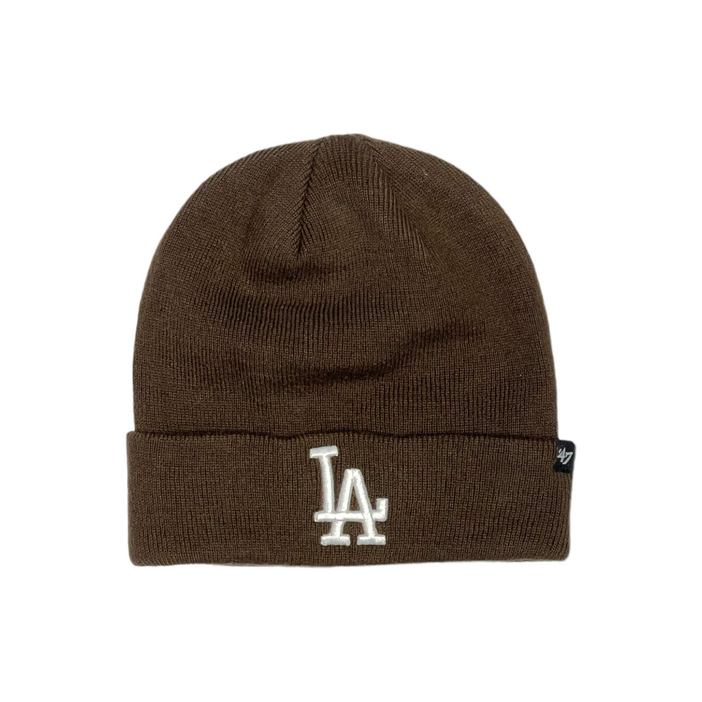 Los Angeles Dodgers 47 Brand Raised Cuff Knit - Brown