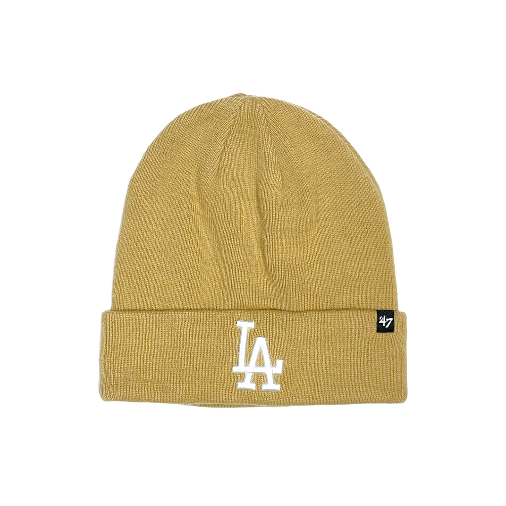 Los Angeles Dodgers 47 Brand Raised Cuff Knit - Khaki