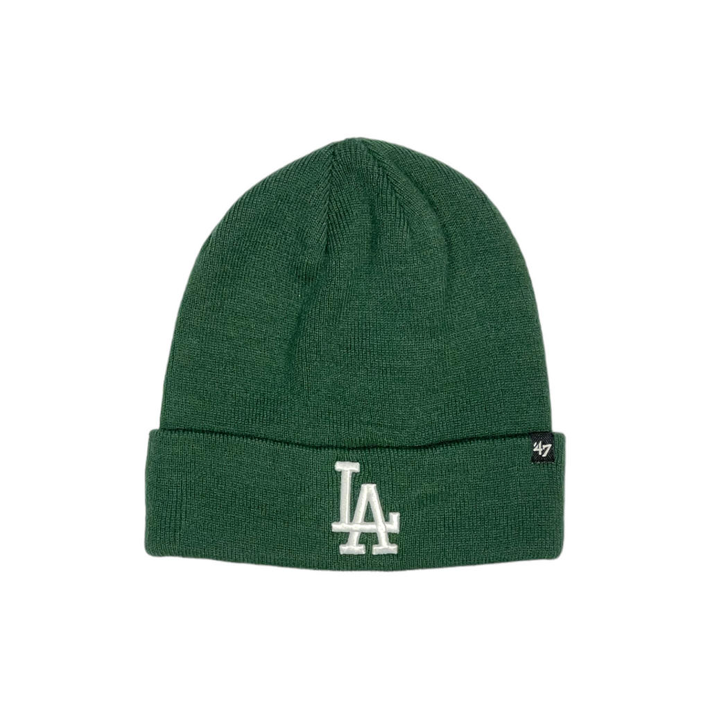 Los Angeles Dodgers 47 Brand Raised Cuff Knit - Dark Green