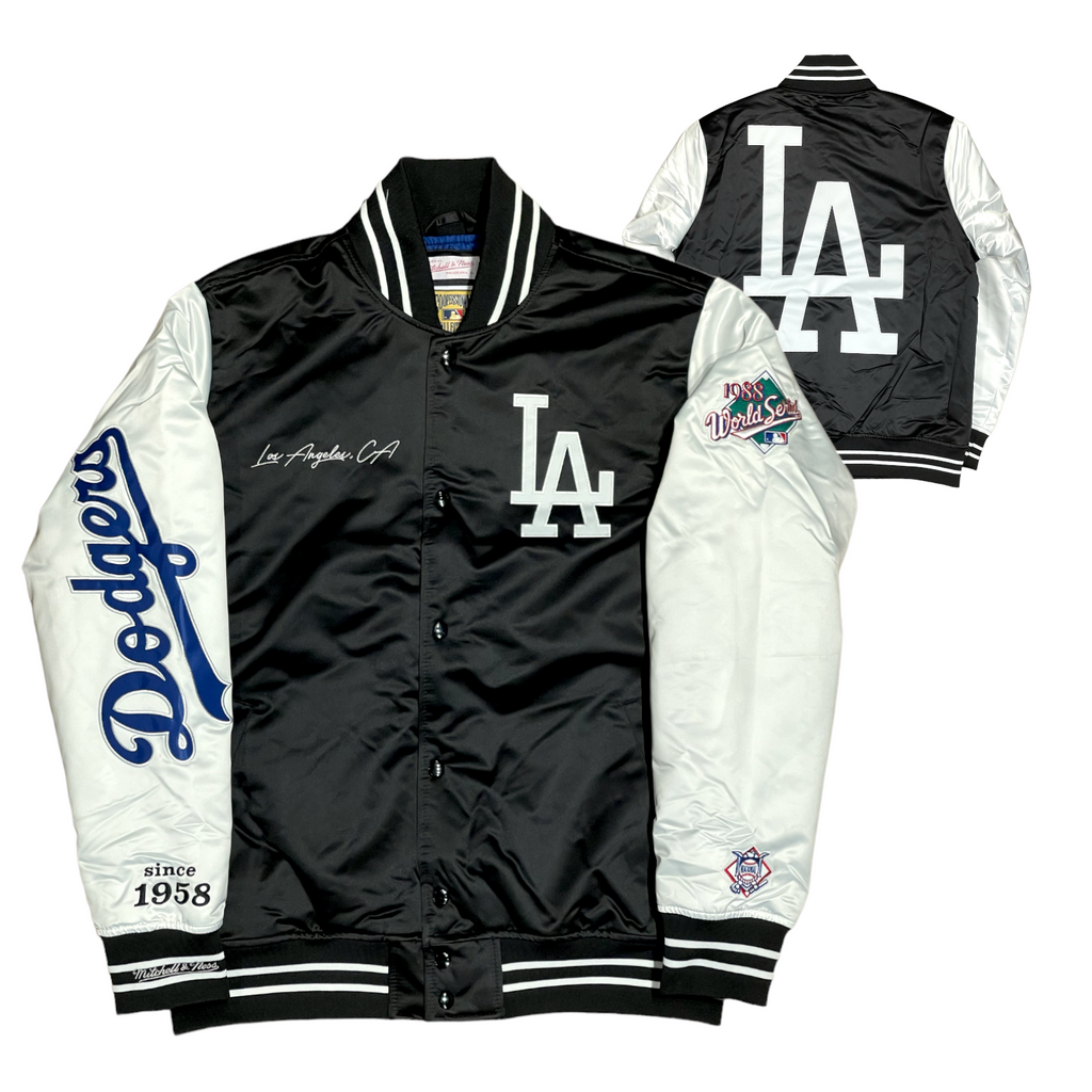 Los Angeles Dodgers Mitchell & Ness Team Origins Varsity Satin Jacket