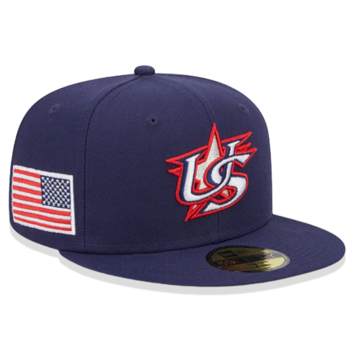 USA Baseball New Era World Baseball Classic 59FIFTY Fitted Hat Navy