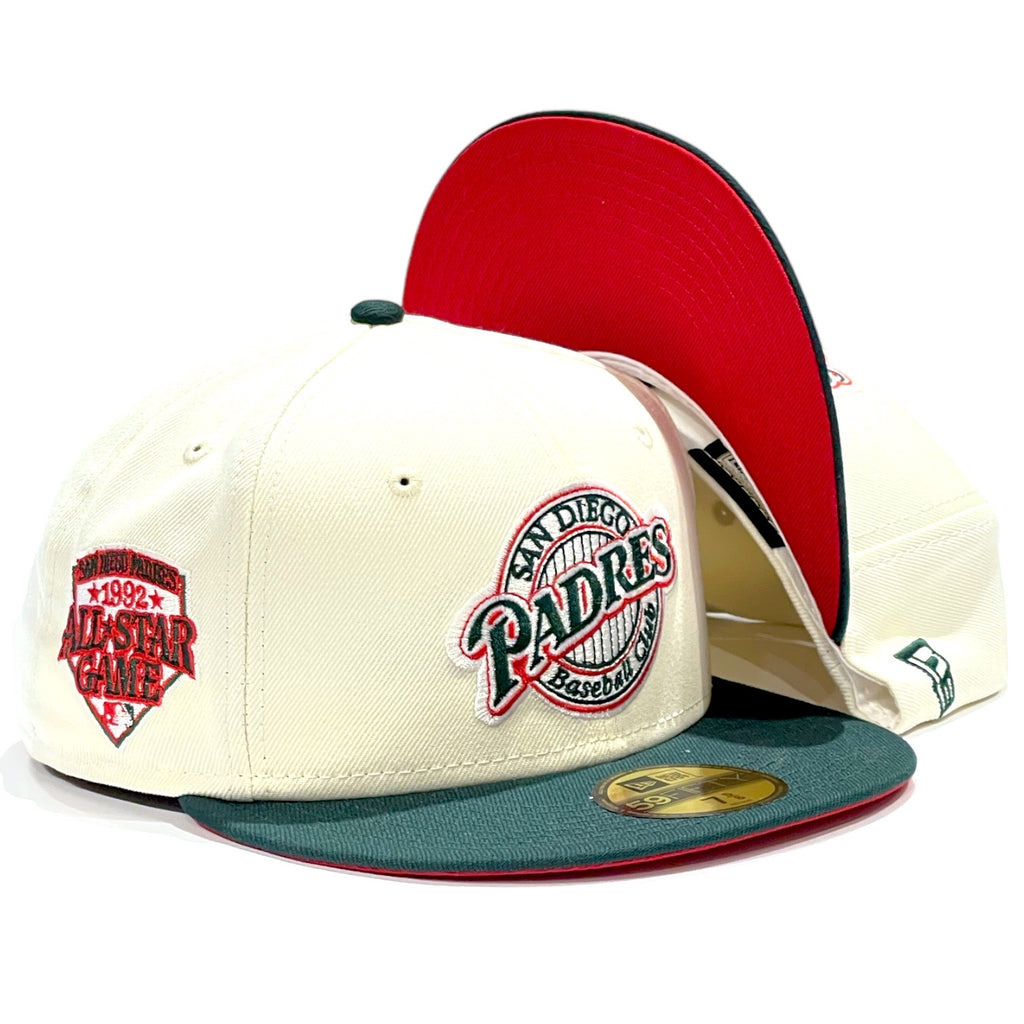 San Diego Padres "Cinco De Mayo Pack" New Era 59Fifty Fitted - Chrome White / Dark Green