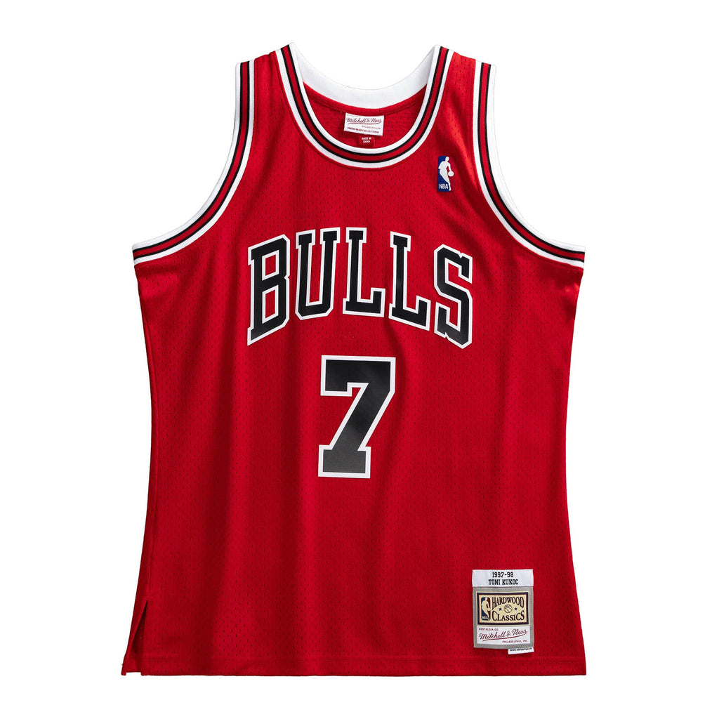 Toni Kukoc Chicago Bulls Mitchell & Ness Hardwood Classics Swingman Jersey - Red